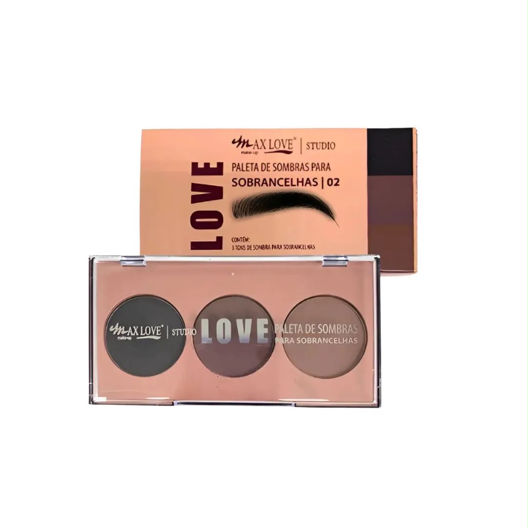 Paleta de Sombras para Sobrancelhas Max Love