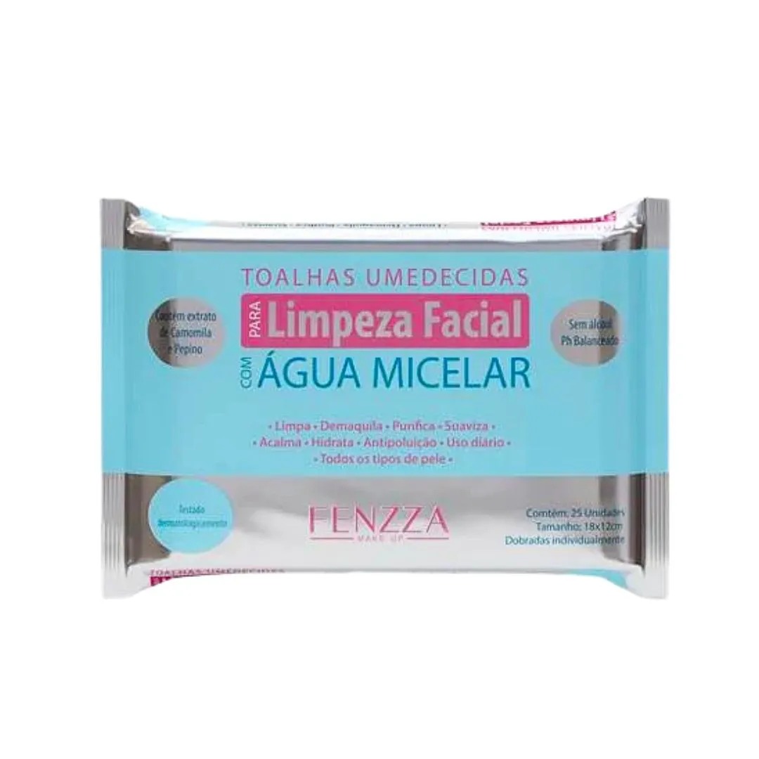 Lenço Umedecida Facial Fenza