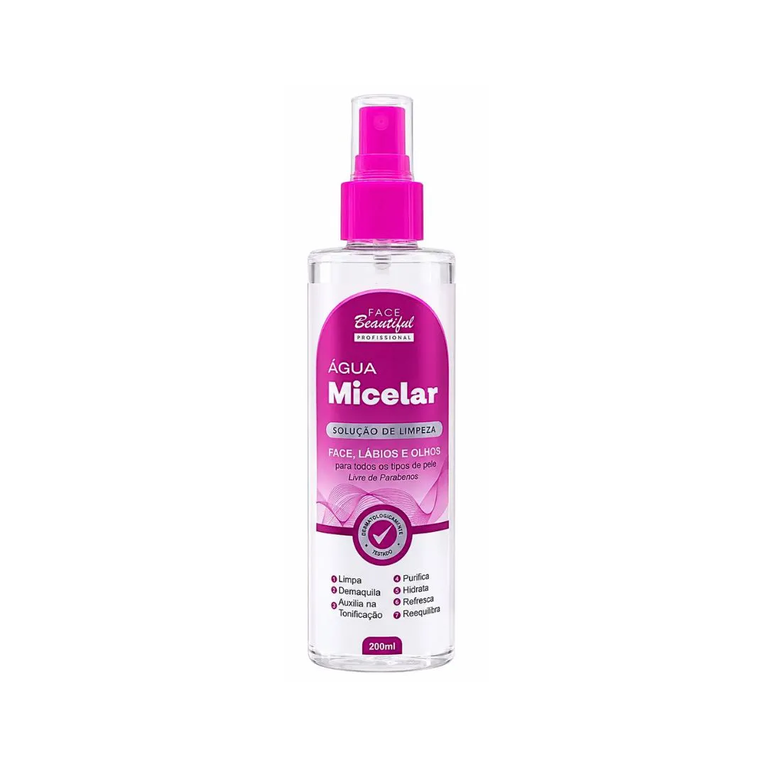 Água Micelar 200ml - Face Beautiful