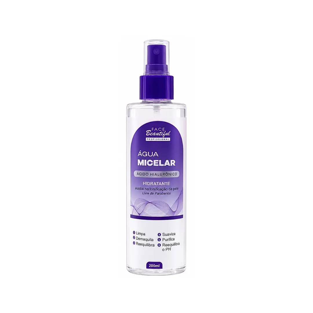 Água Micelar Ácido Hialurônico 200ml
