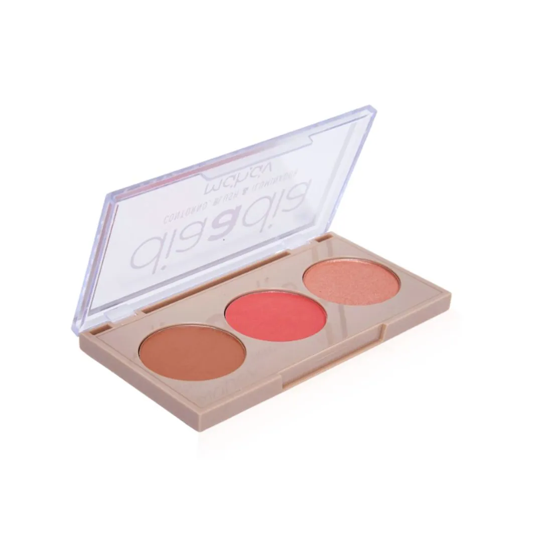 Trio Contorno, Blush Iluminador Dia a Dia