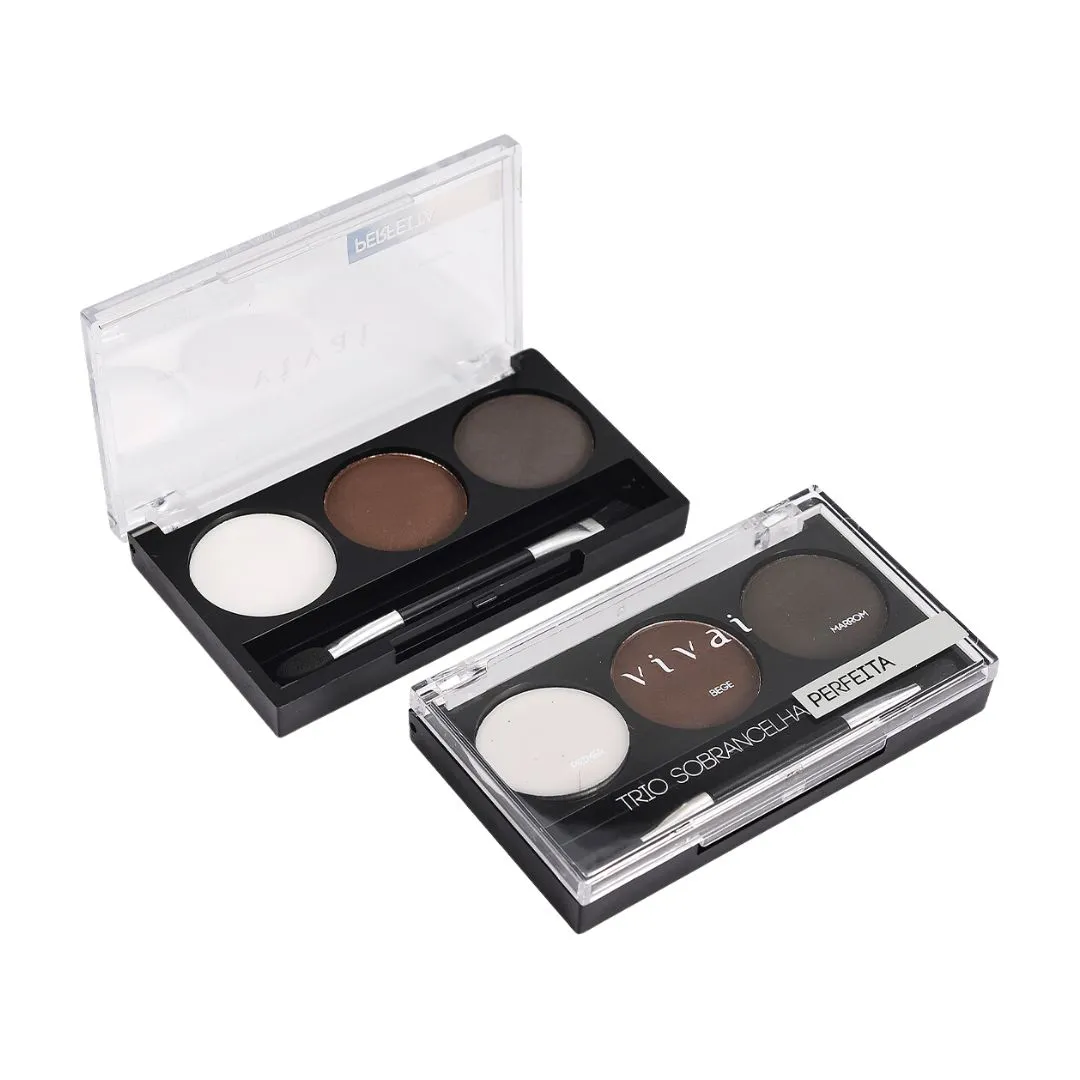 Paleta de Sombras para Sobrancelhas Vivai